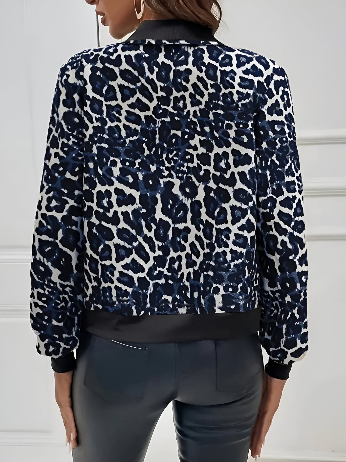 Kerstin | Leopardprint Zip-Up Jacke