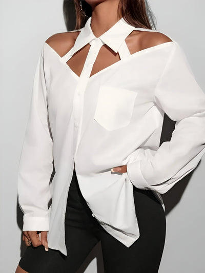 Nayra - stylisches hemd mit knopfverschluss