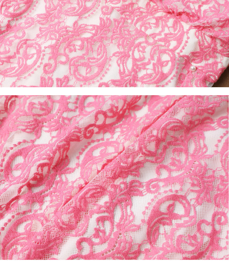 Diana – Hochwertiger Spitzenrock mit Stickerei