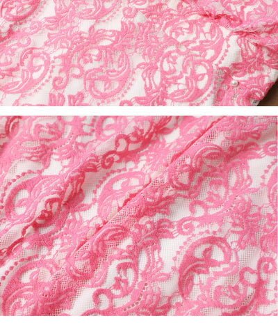 Diana – Hochwertiger Spitzenrock mit Stickerei