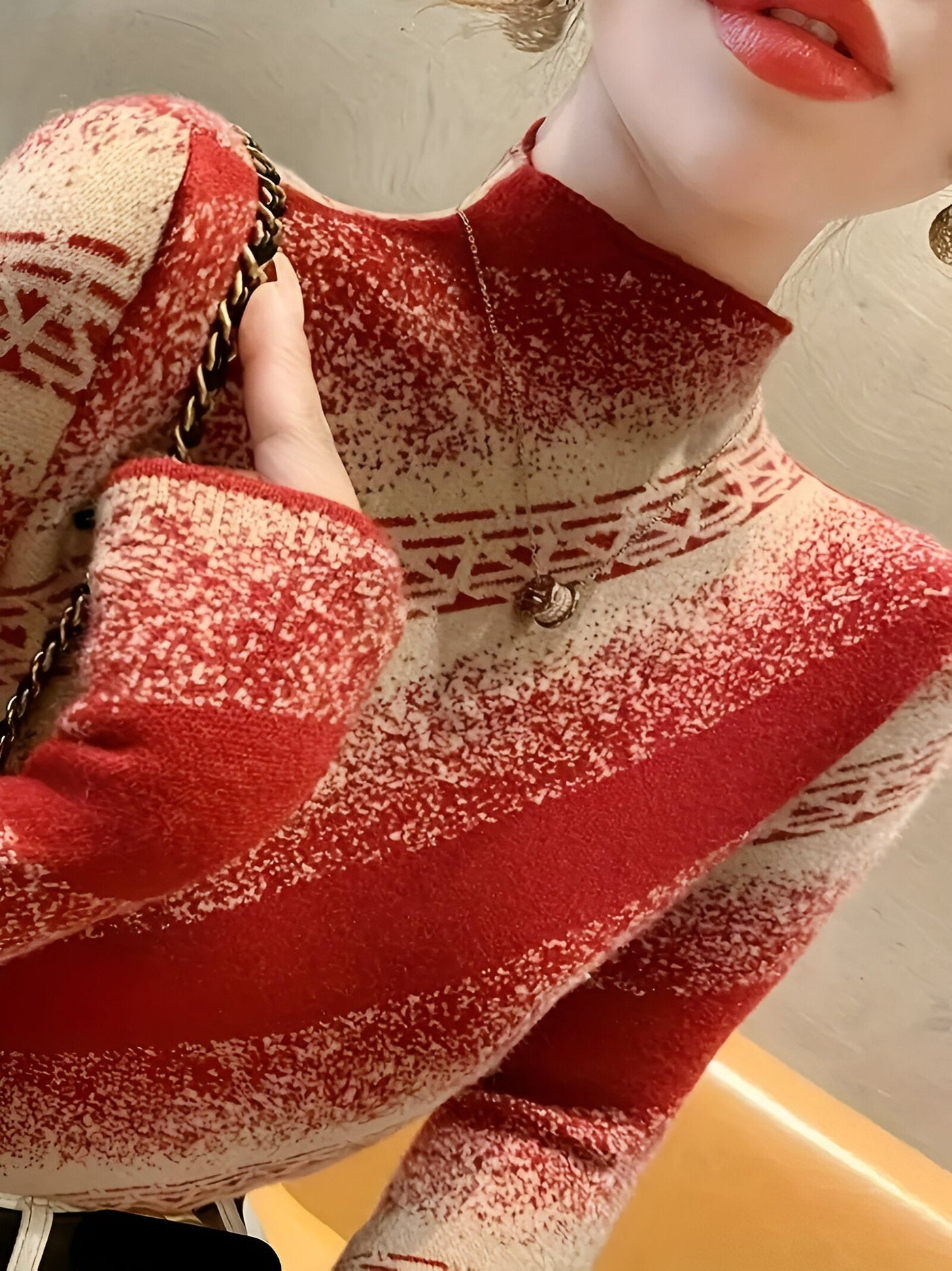 Jolina | Eleganter gestreifter Pullover