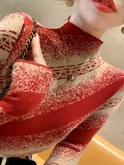 Jolina | Eleganter gestreifter Pullover