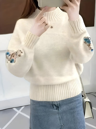 Jakobie | Bestickter Strickpullover