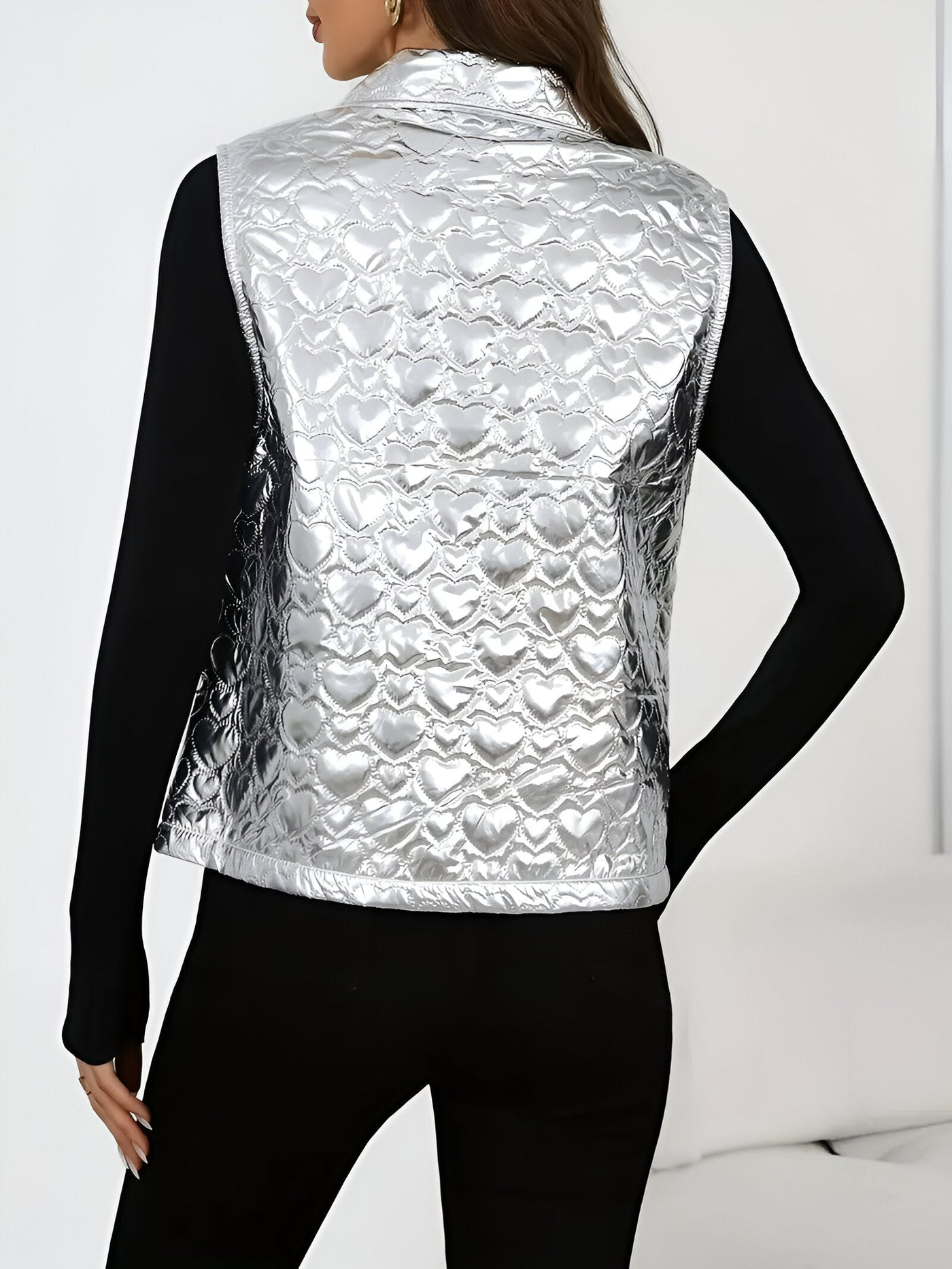 Erna | Elegante Ärmellose Cardigan-Jacke