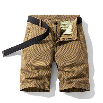 Trevor – Sommer Herren Retro Gestreifte Cargo-Shorts