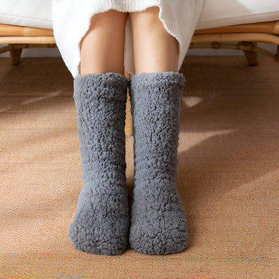 Caroline | Kuschelige Samt-Fleece-Socken für Damen
