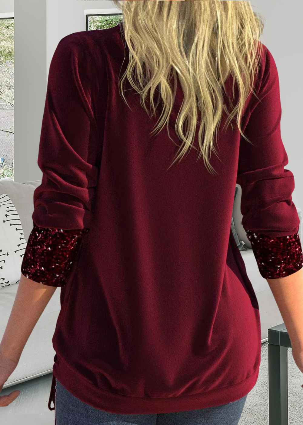 Jaiana | Bluse mit tiefem Kragen