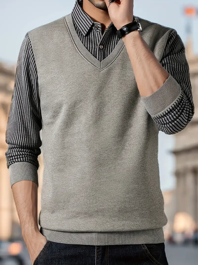 Leroy – Lässiger Langarm Strickpullover