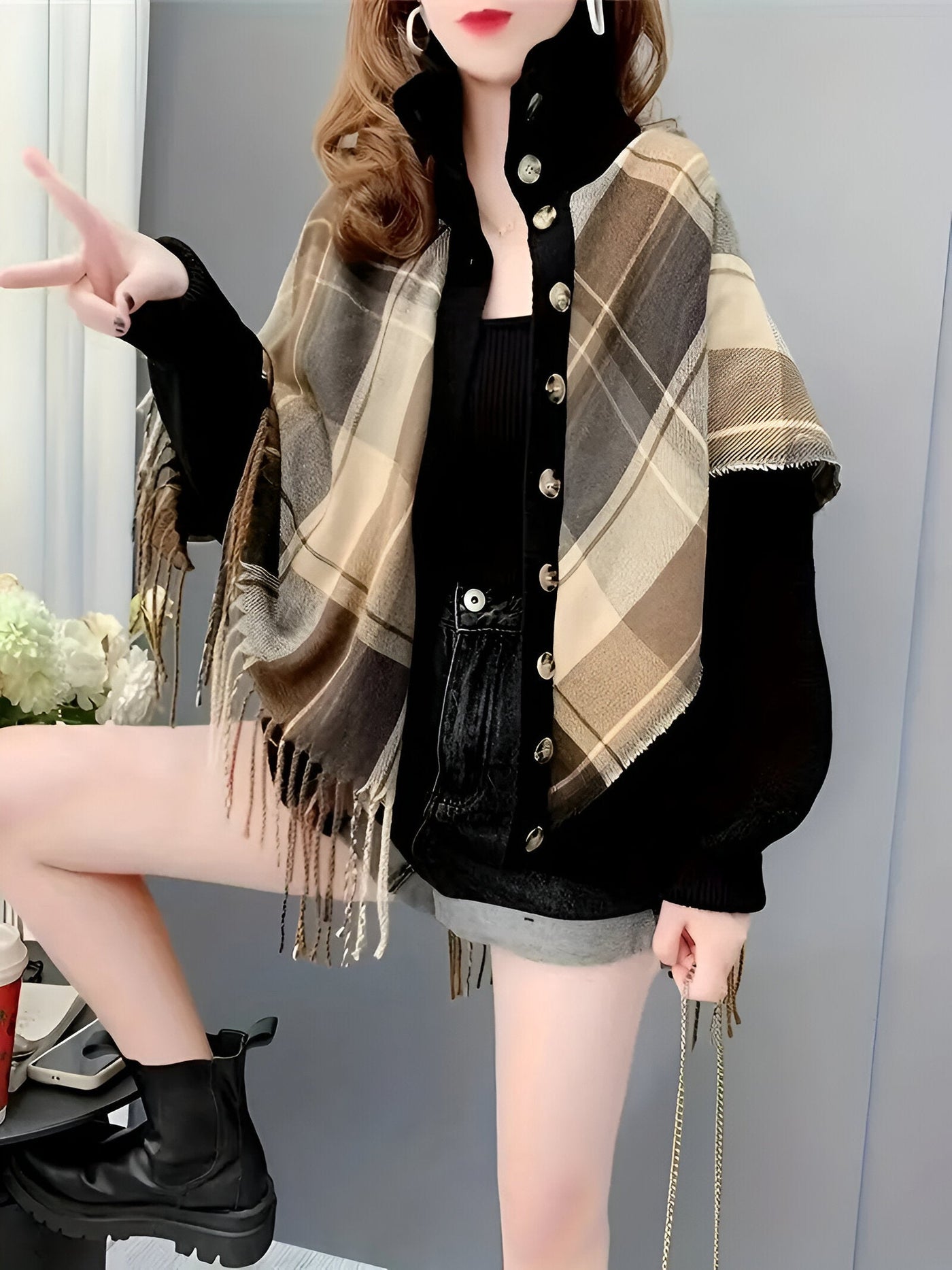 Nehelenia | Gemütlicher High-Neck-Pullover