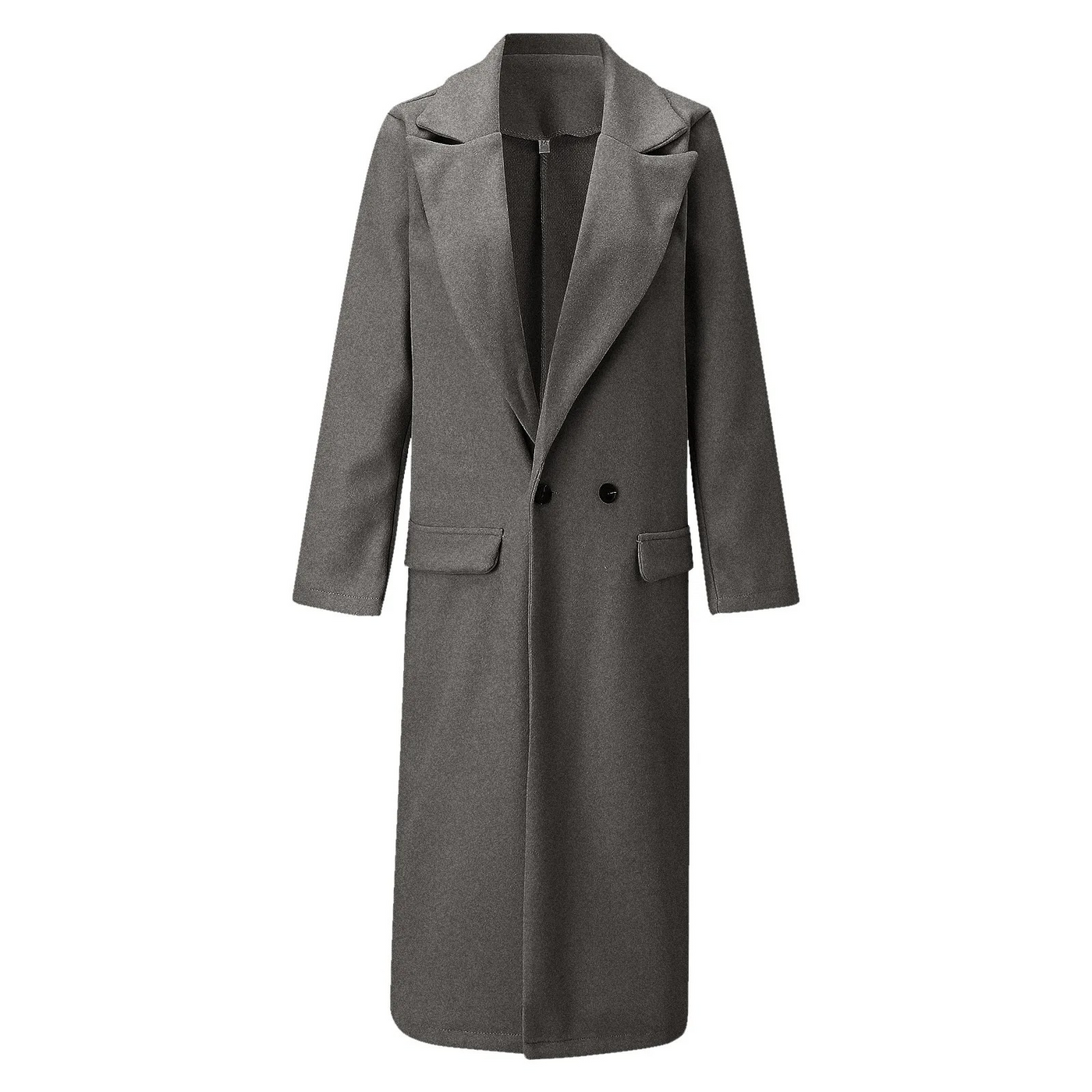 Eleganter Damenmantel - Figurbetonter Schnitt mit klassischen Knöpfen
