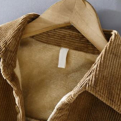 Warme Herren-Cordjacke für den Winter