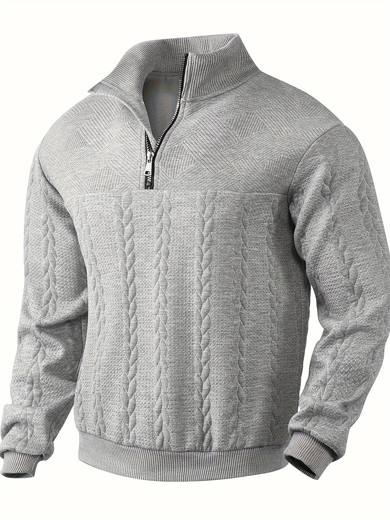 Warmer Herren-Strickpullover aus Wolle für den Winter