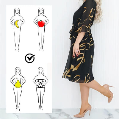 Elegante Lockere Midi-Kleid für Damen - Weich und Vielseitig