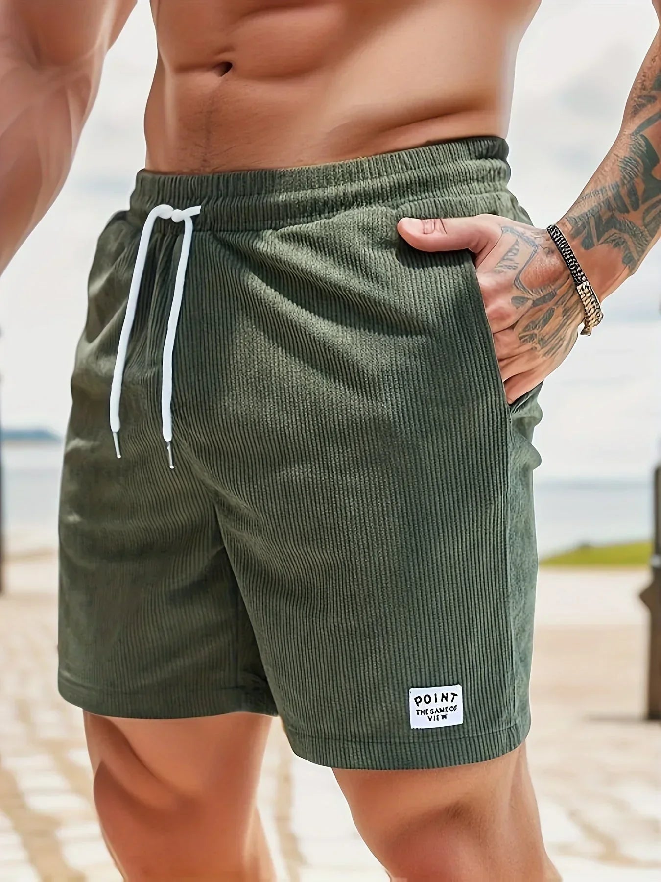 Herren Shorts im Streifen-Design für den Sommer - Elouan