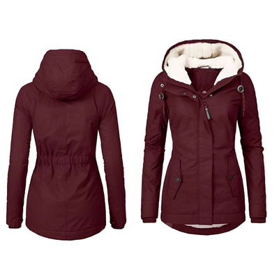 Regenmantel mit Kapuze für Damen - Elowen