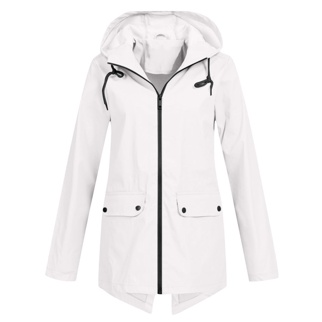 Wasserdichte Damen Regenjacke mit Kapuze - Leicht & Windfest