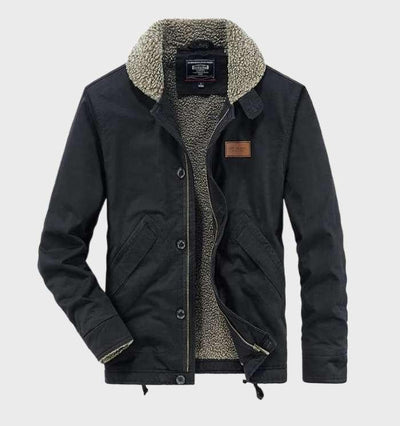 Sherpa-gefütterte Utility-Jacke für Männer