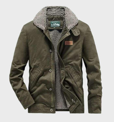 Sherpa-gefütterte Utility-Jacke für Männer