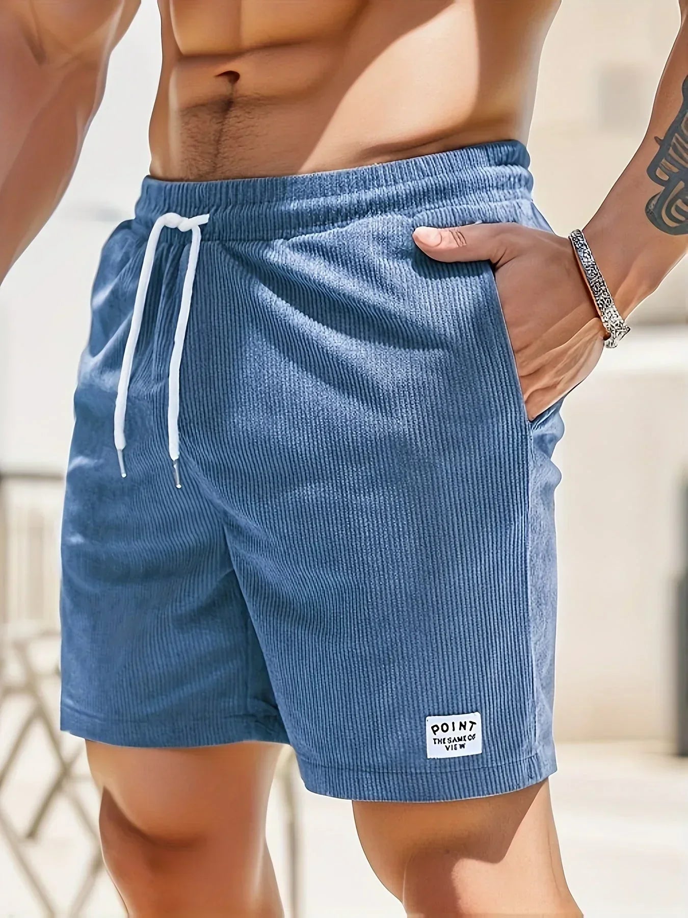 Herren Shorts im Streifen-Design für den Sommer - Elouan