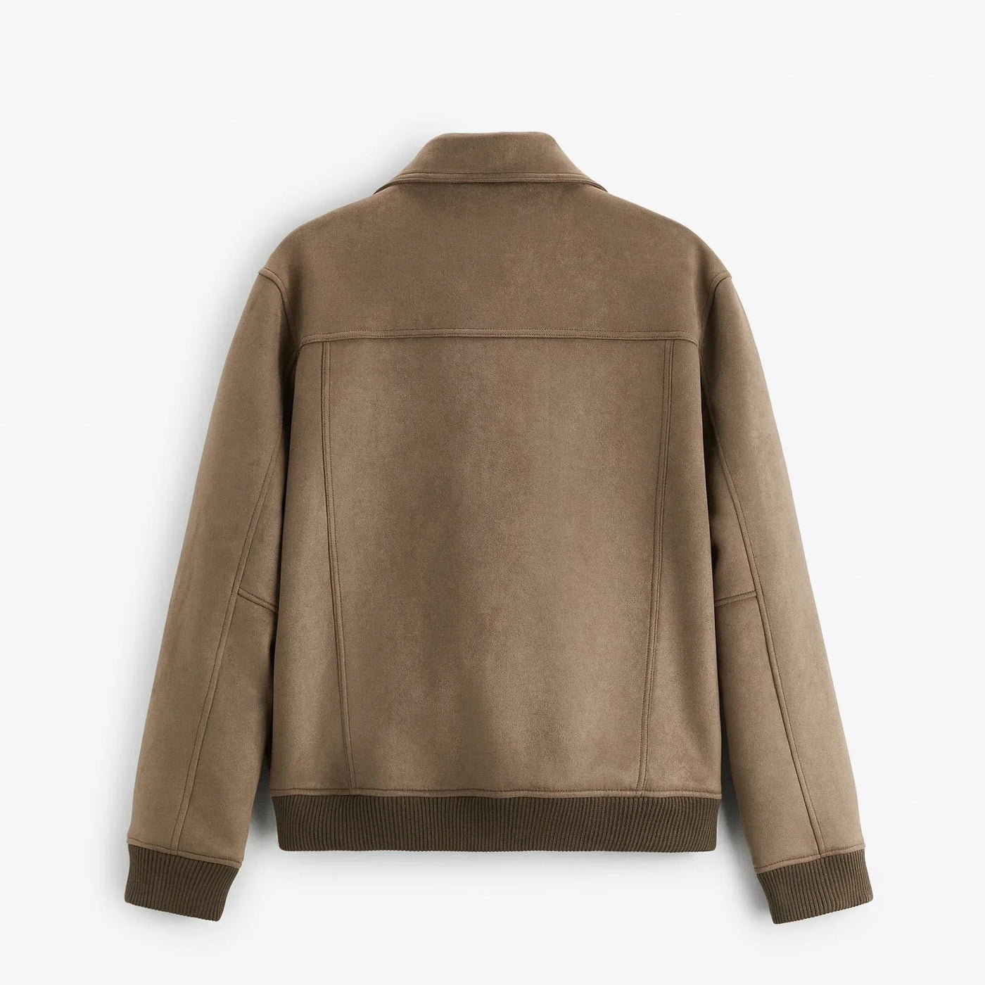 Herren Vintage Wildleder Jacke in Retro-Stil