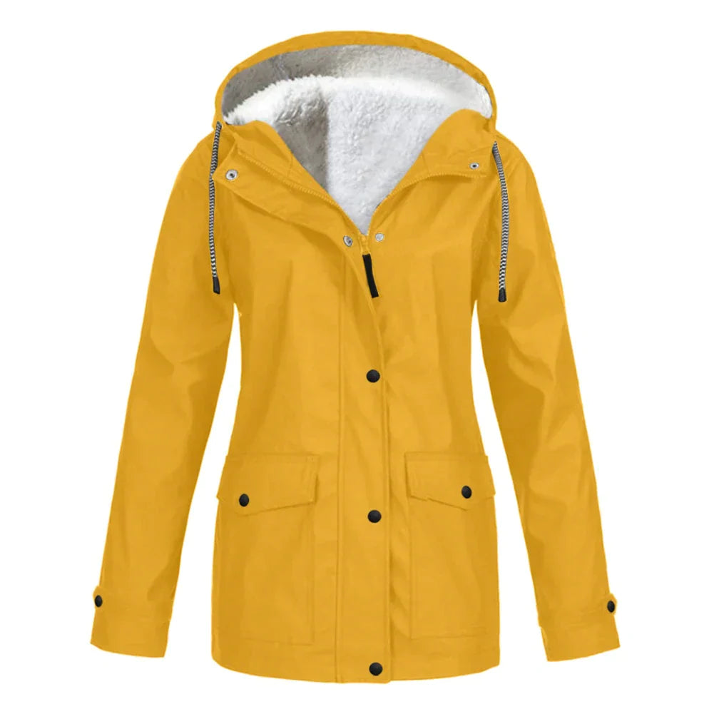 Damen Winterjacke wasserdicht & warm mit Kapuze | Outdoor Funktionsjacke