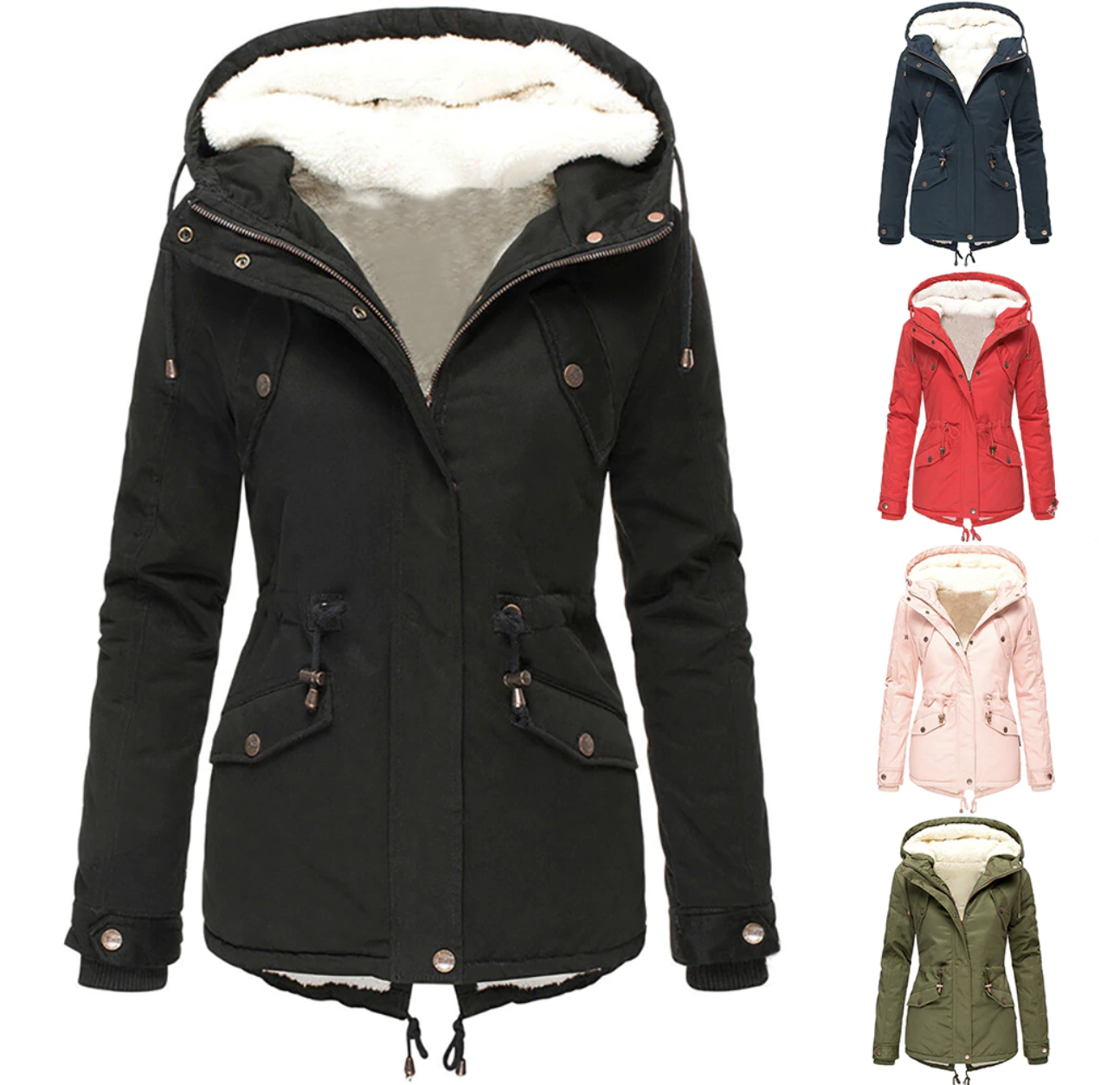 Elegante Damenjacke mit Pelz