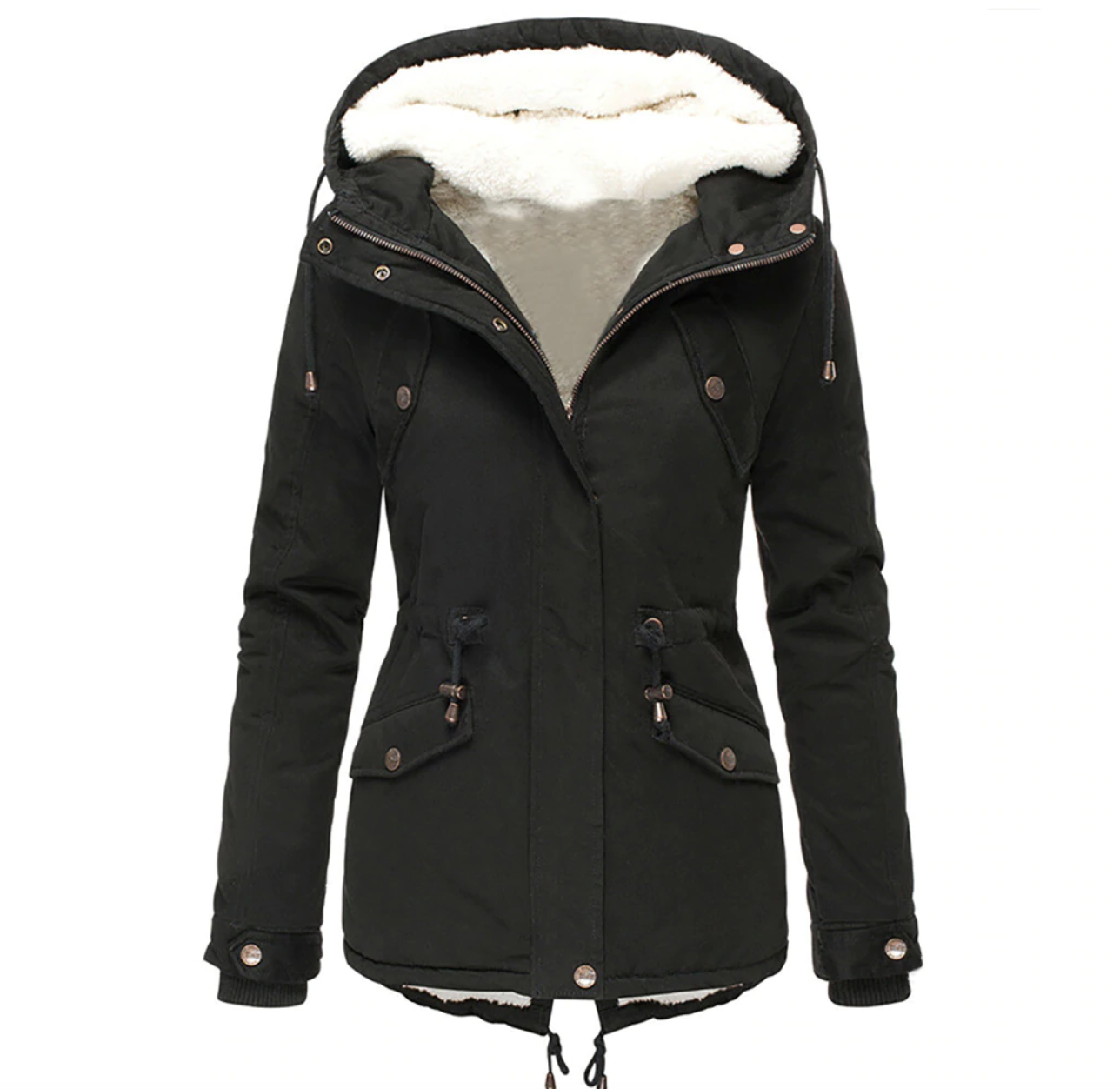 Elegante Damenjacke mit Pelz