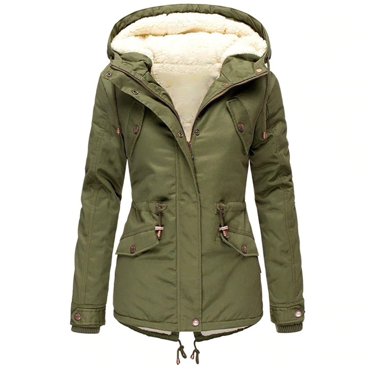Elegante Damenjacke mit Pelz