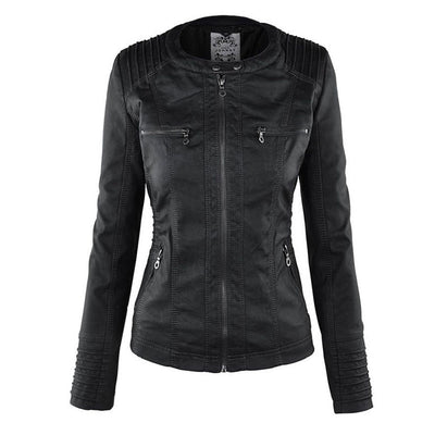 Vegane Lederjacke für Damen