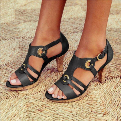 Bequeme Sommer High Heel Sandalen Damen - Sefora