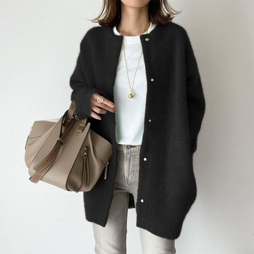 Minimalistische Strickjacke für Frauen