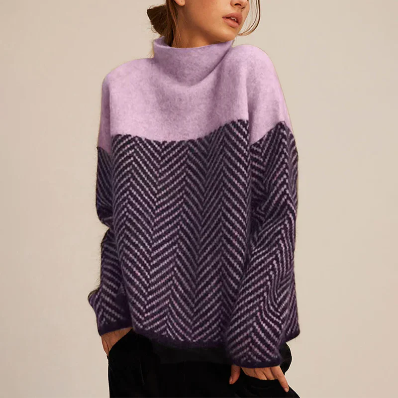 Zoe | Rollkragen Strickpullover