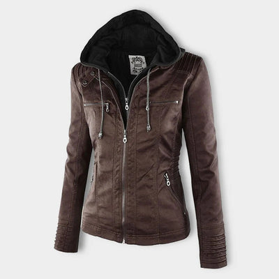 Vegane Lederjacke für Damen