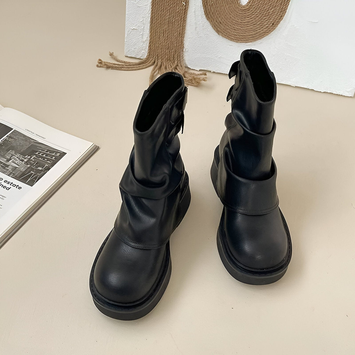 Freya | Stylische Western Cowgirl Boots mit Chunky Absatz