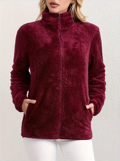 Winterjacke mit Reißverschluss für Frauen