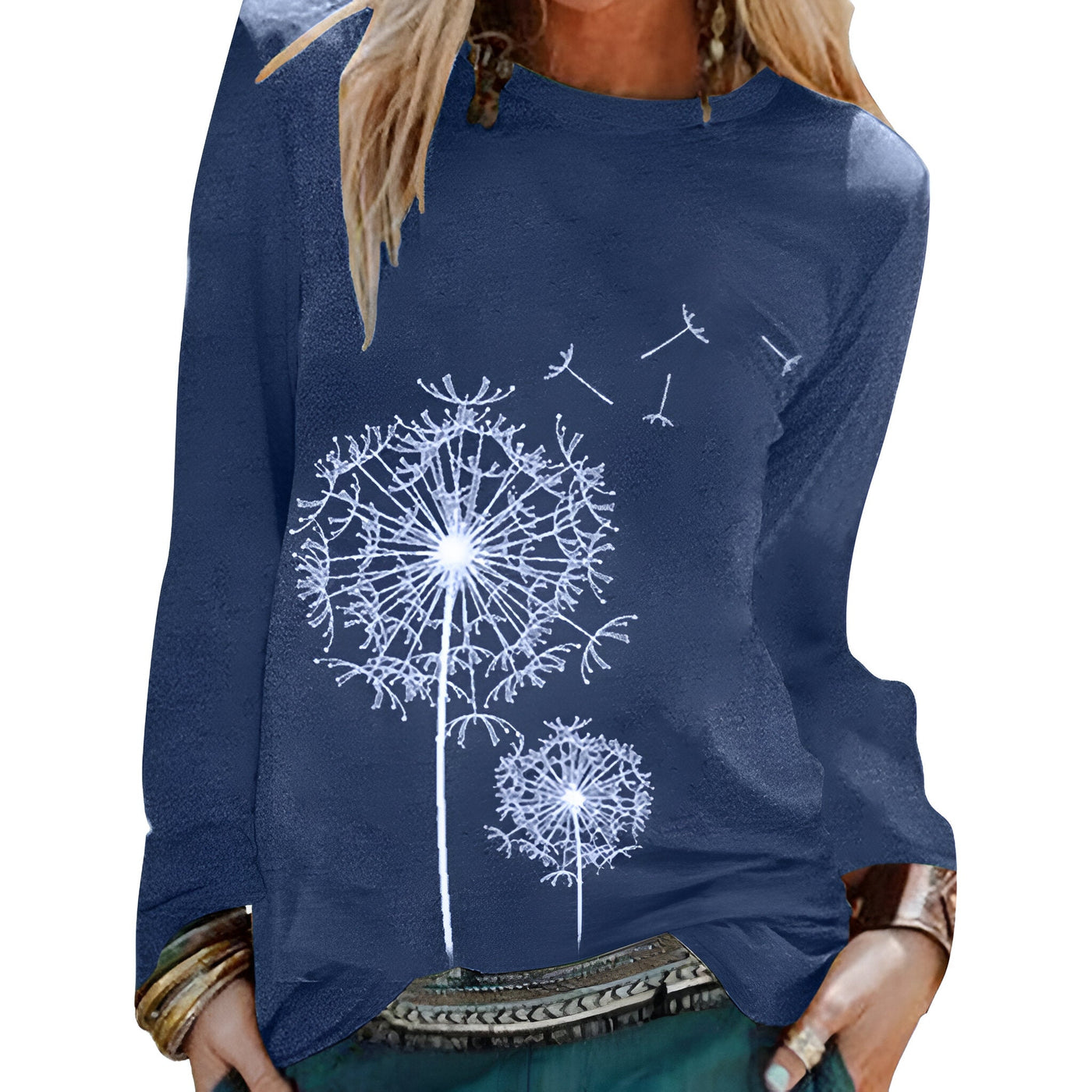 Roswitha | Stylische Langarm Tunika-Bluse