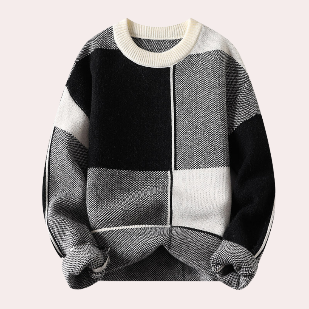 Ingvar - Pullover für Männer Geometrisches Design