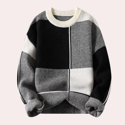 Ingvar - Pullover für Männer Geometrisches Design