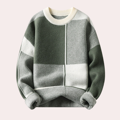 Ingvar - Pullover für Männer Geometrisches Design