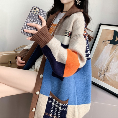 Stylischer Strickmantel für Damen
