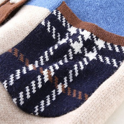 Stylischer Strickmantel für Damen