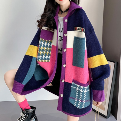 Stylischer Strickmantel für Damen