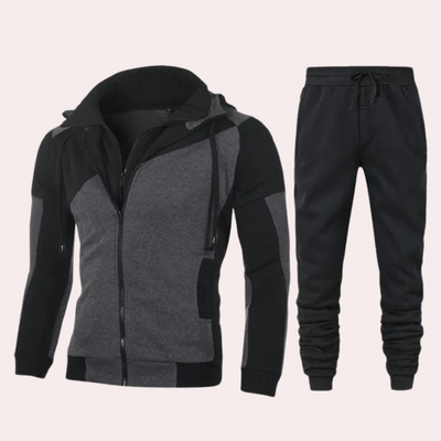 Modernes Jacken- und Jogginghosen-Set für Männer