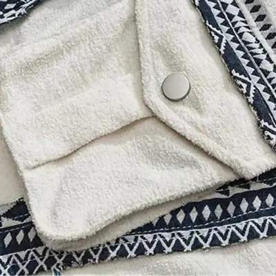 Modische Patchwork-Jacke für Damen