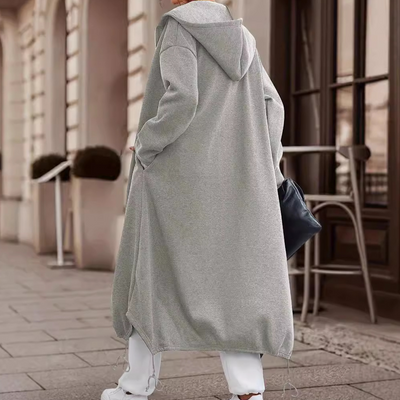 Modische lange Strickjacke für Frauen