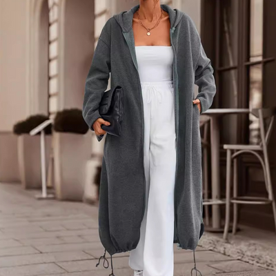 Modische lange Strickjacke für Frauen