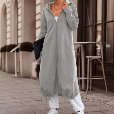 Modische lange Strickjacke für Frauen