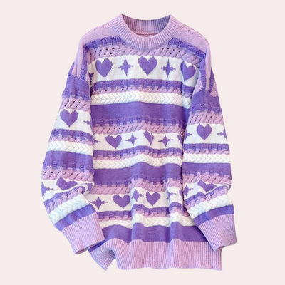 Niedlicher Langarmpullover für Frauen
