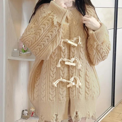 Hübsche Warme Strickjacke für Frauen