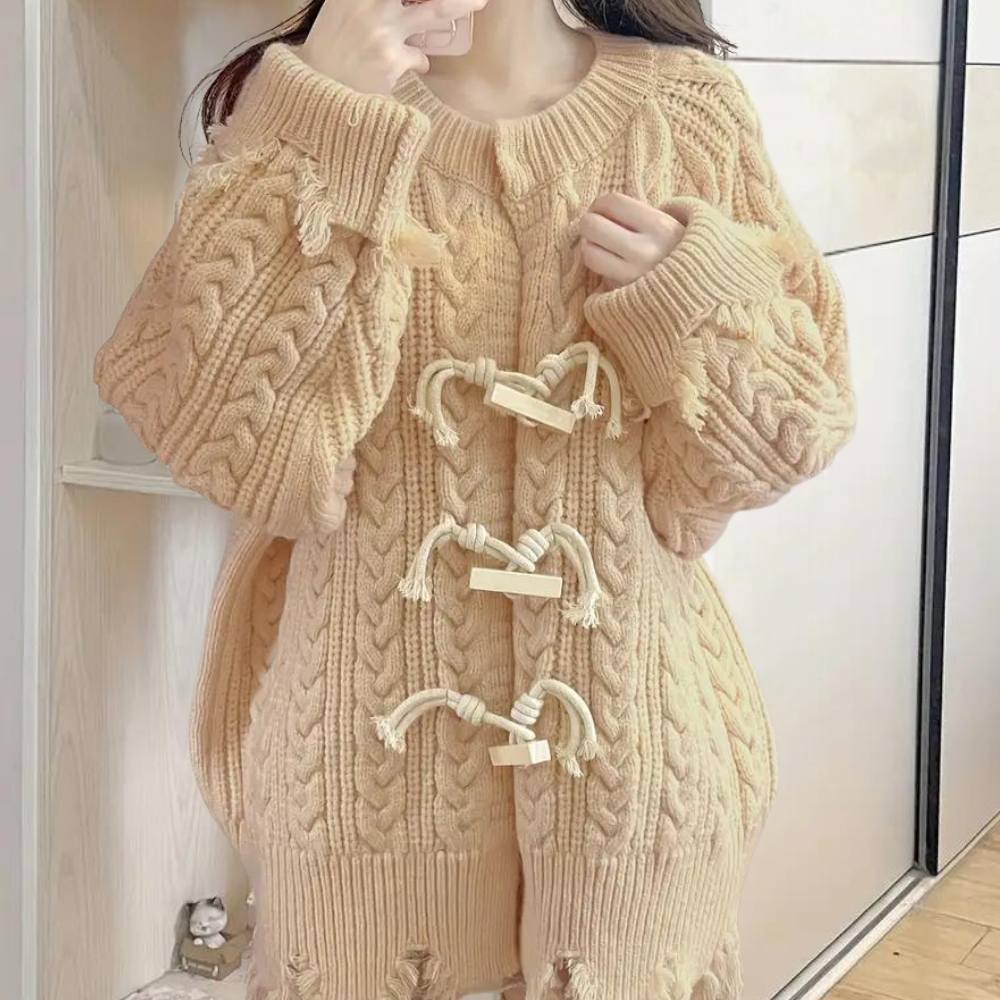Hübsche Warme Strickjacke für Frauen